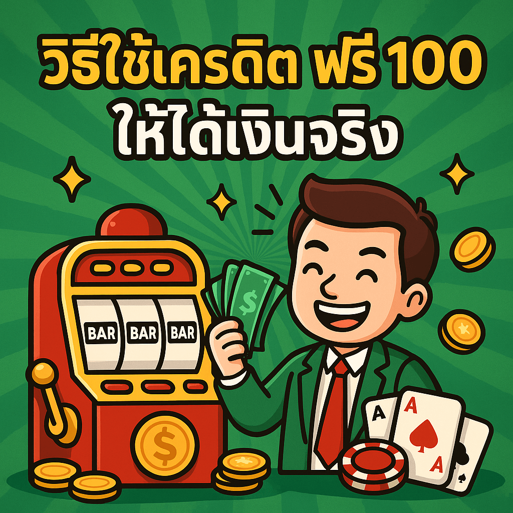 เครดิต ฟรี 100