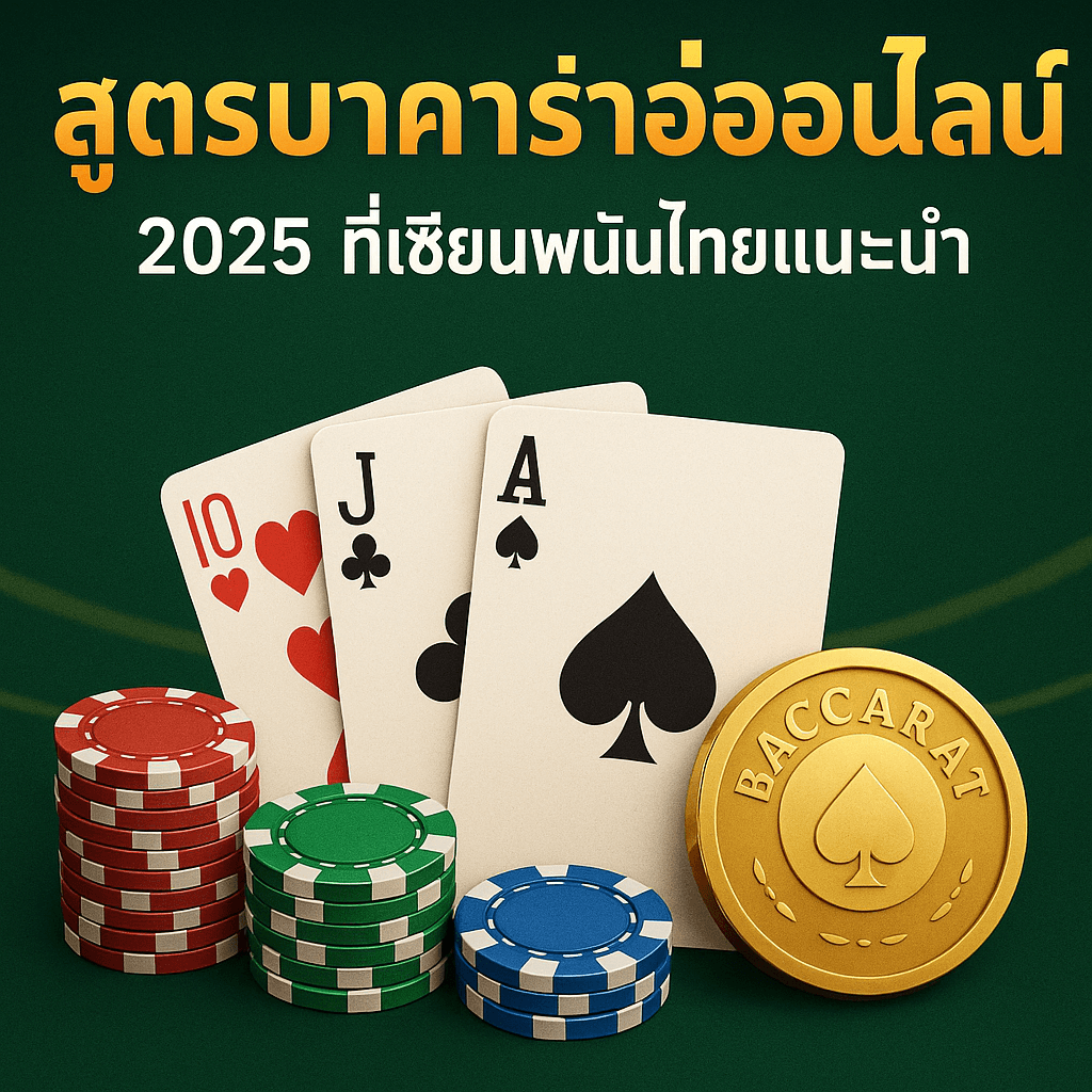 สูตรบาคาร่าออนไลน์ 2025 ที่เซียนพนันไทยแนะนำ